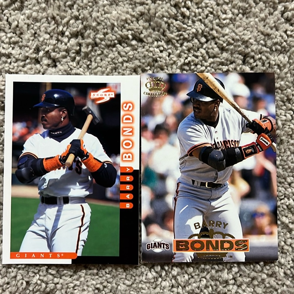 Barry bonds baseball card